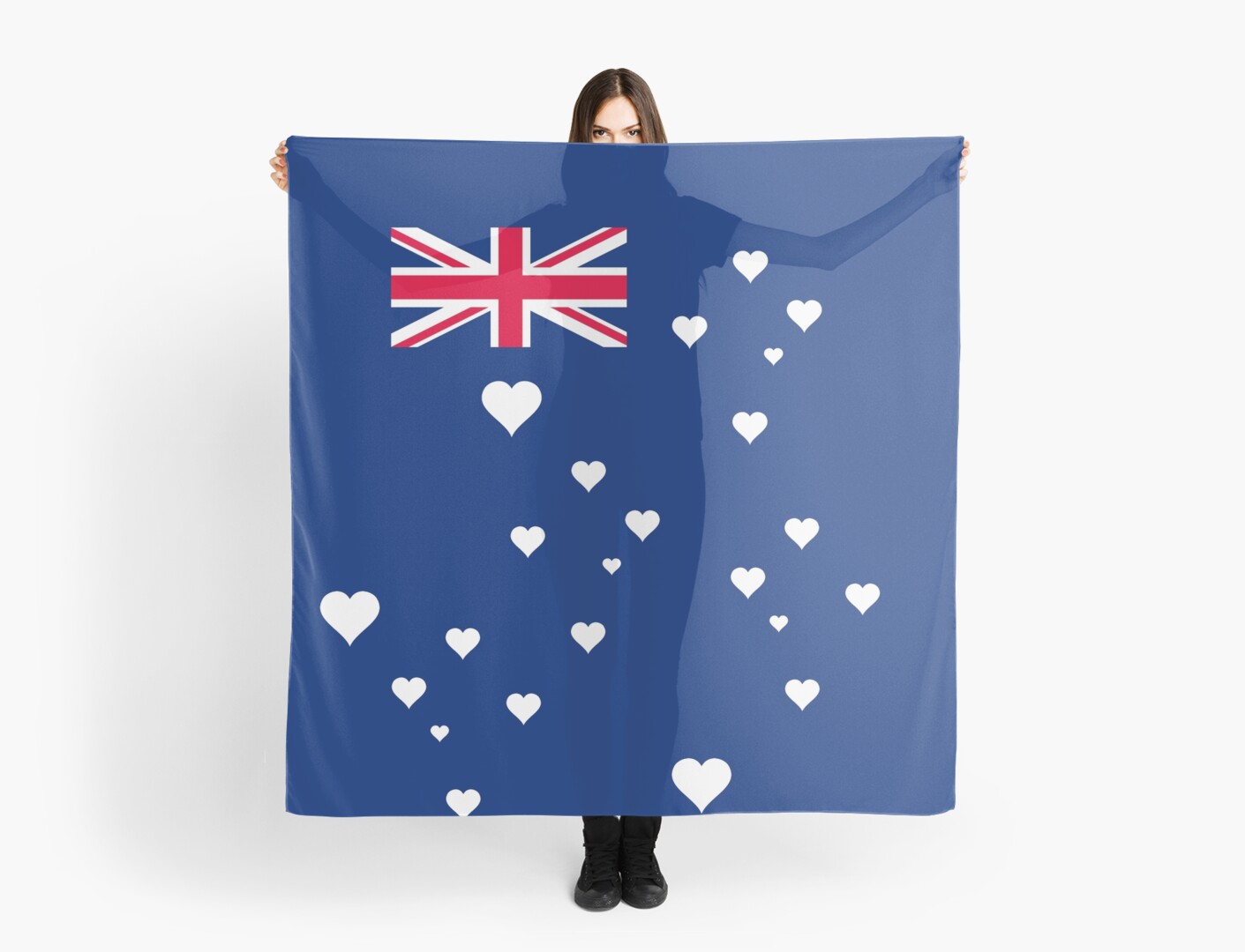australian flag with 6