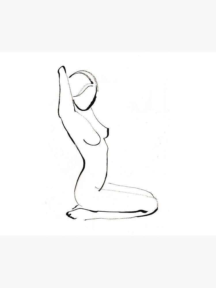 Nude Model Drawing by CatarinaGarcia