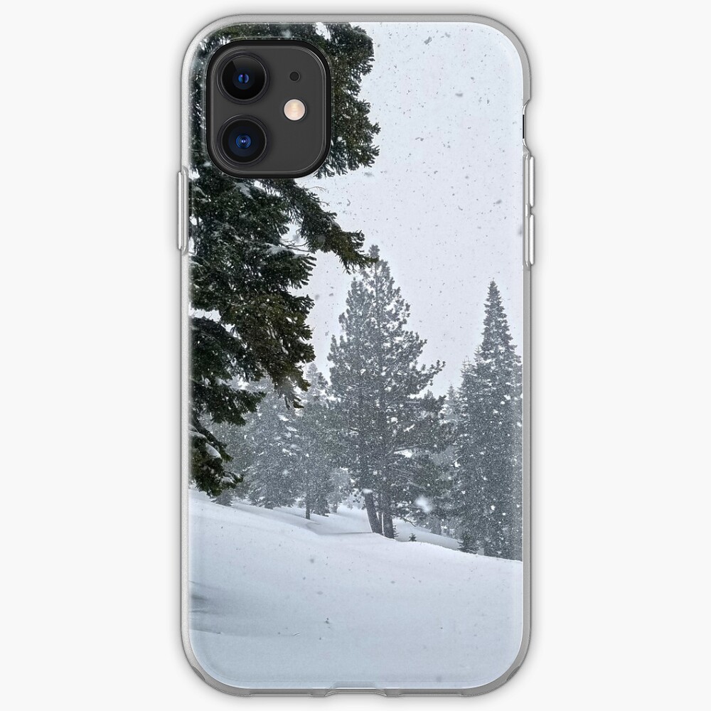 Snowstorm and Forest iPhone Case & Cover