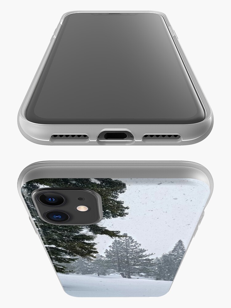 Alternate view of Snowstorm and Forest iPhone Case & Cover