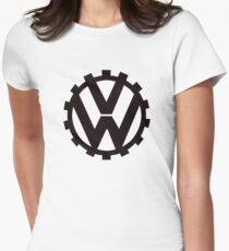 VW Volkswagen pre world war 2 vw emblem Women's Fitted T-Shirt
