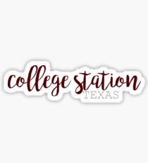 texas a&m college station tx Sticker
