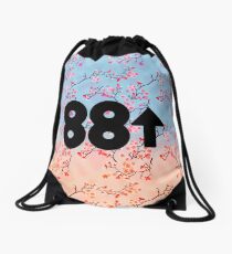 Cherry Blossoms 88Rising Logo Drawstring Bag