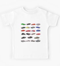 Cars i drew ,made into a collection or all in one . Kids Tee