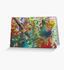 Paint Mess Greeting Card