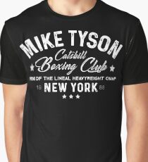 Mike Tyson - Catskill Boxing Club - White Graphic T-Shirt