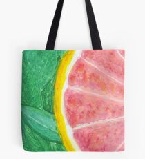 Pink Grapefruit Tote Bag