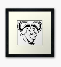 GNU's not Unix! Framed Print