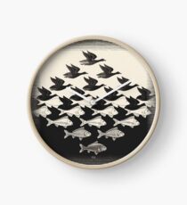 Sky and Water I - Maurits Cornelis Escher Clock