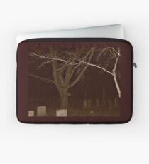Spirit Trees in the Cemetery at Night Laptop Sleeve