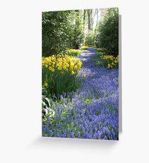 The Flower Lane, Keukenhof Gardens, 2007 Greeting Card