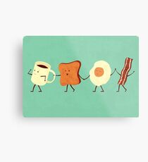 Let's All Go And Have Breakfast Metal Print