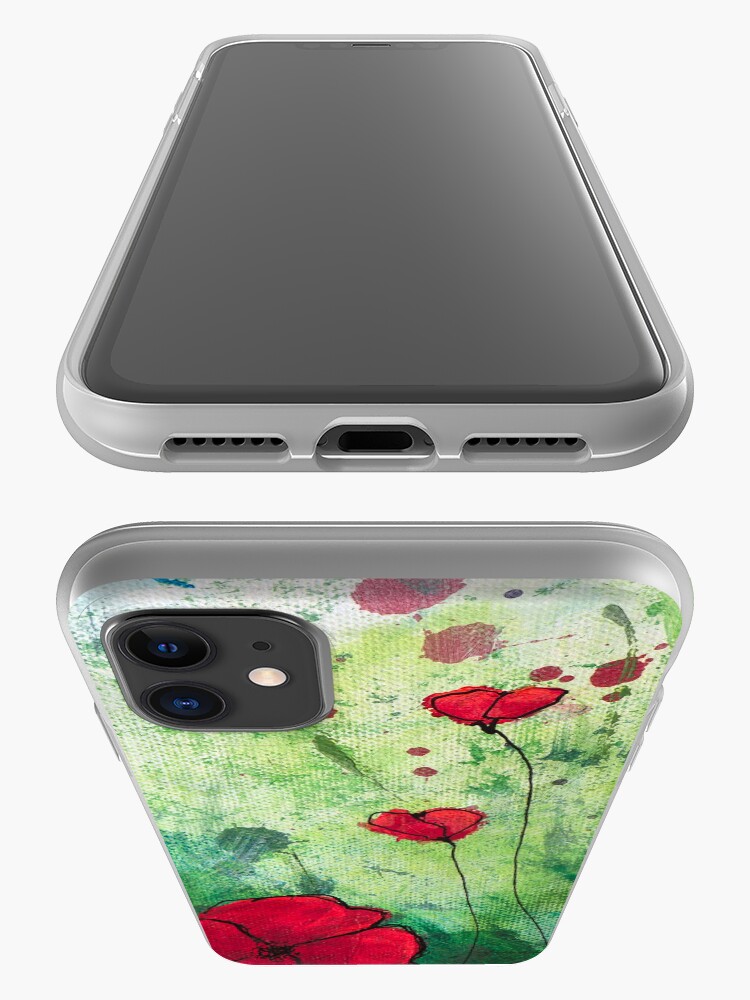 Alternate view of Poppies 3 iPhone Case & Cover