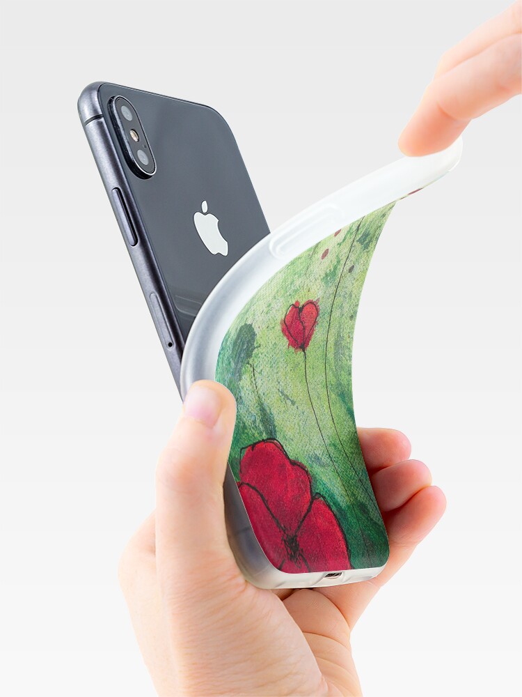 Alternate view of Poppies 3 iPhone Case & Cover