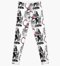 Tenniel's Alice with Flamingo Leggings