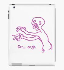 Grr Argh Monster - Buffy the Vampire Slayer, Mutant Enemy, 90s, BTVS, Zombie, Joss Whedon, Buffyverse, Monster, Vampire, Grrr Arrgh iPad Case/Skin