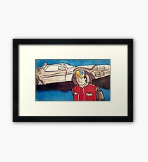 Marty Mcfly BTTF print Framed Print