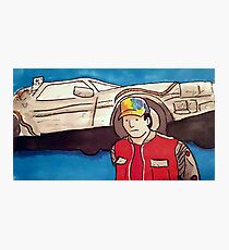 Mcfly BTTF part 2 Delorian Photographic Print