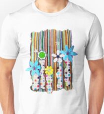 Cut n Paste Flowers T-Shirt Unisex
