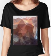 Gold Rose Fancy Polygon Style Women's Relaxed Fit T-Shirt