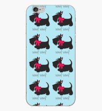 Woof Woof Scottie_Copyright © BonniePortraits on Redbubble.com iPhone Case