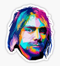 nirvana - pop art - kurt cobain Sticker