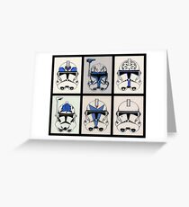 Clone Troopers - Gute Soldaten folgen Befehlen Grußkarte