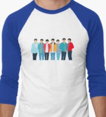 Camiseta ¾ bicolor para hombre Ámate a ti mismo: maravilla