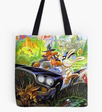 Sam & Max (hoher Kontrast) Tote Bag