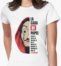 Money Heist Women's Fitted T-Shirt