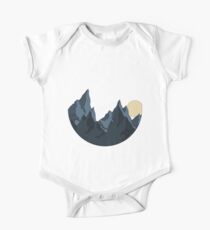 Cute cartoon mountain landscape One Piece - Short Sleeve