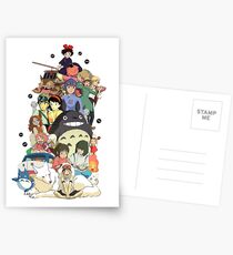 Ghibli-Filme Postkarten