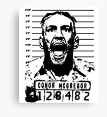 Conor McGregor Arrested Mugshot Canvas Print