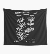 Tela decorativa Lego Brick Patent White