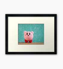 Jubelnde Kirby :: Nendoroid Abbildung Fotografie Gerahmtes Wandbild