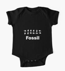 Dinotopia Inspired Fossil Text One Piece - Short Sleeve