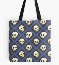 Tiling Skulls 4/4 - Blue Tote Bag