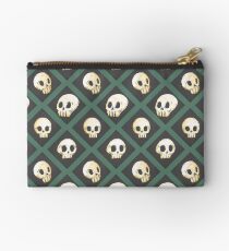 Tiling Skulls 3/4 - Green Studio Pouch