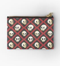 Tiling Skulls 2/4 - Red Studio Pouch