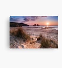 Cornwall - Holywell Bay Canvas Print