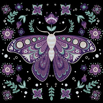 Artwork thumbnail, Moonlight Moth by P-Peacock