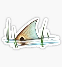Tailing Redfish in Grass | Redfish Tail Sticker