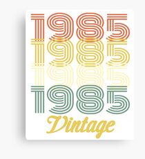 1985 VINTAGE T-SHIRT Canvas Print