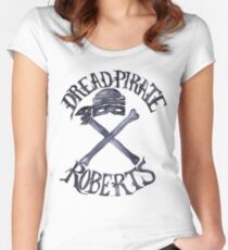 Dread Pirate Watercolor Women's Fitted Scoop T-Shirt