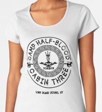 Percy Jackson - Camp Half-Blood - Cabin Three - Poseidon Women's Premium T-Shirt