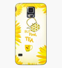 Sunflowers And Tea Case/Skin for Samsung Galaxy
