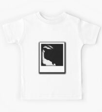 Black & White Polaroid Cat Kids Tee