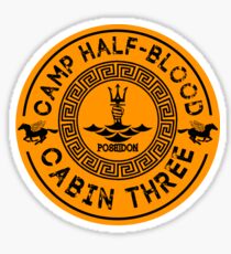 Percy Jackson - Camp Half-Blood - Cabin Three - Poseidon Sticker