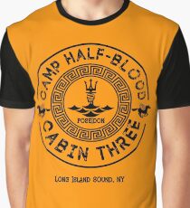 Percy Jackson - Camp Half-Blood - Cabin Three - Poseidon Graphic T-Shirt
