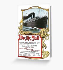 Pacific Mail Greeting Card